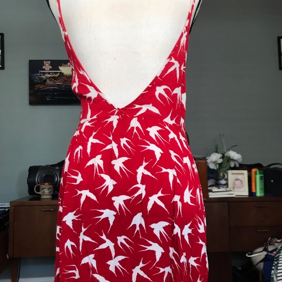 Mini Red Dress - Picture 3 of 4